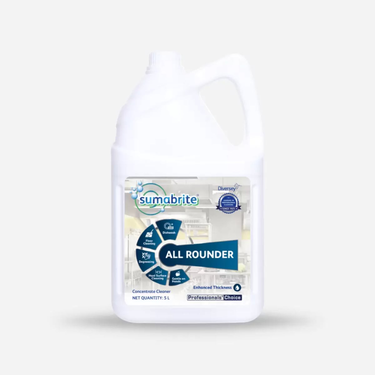 Diversey Prosumer Sumabrite All Rounder 4 in 1 Kitchen Cleaner 5Ltr