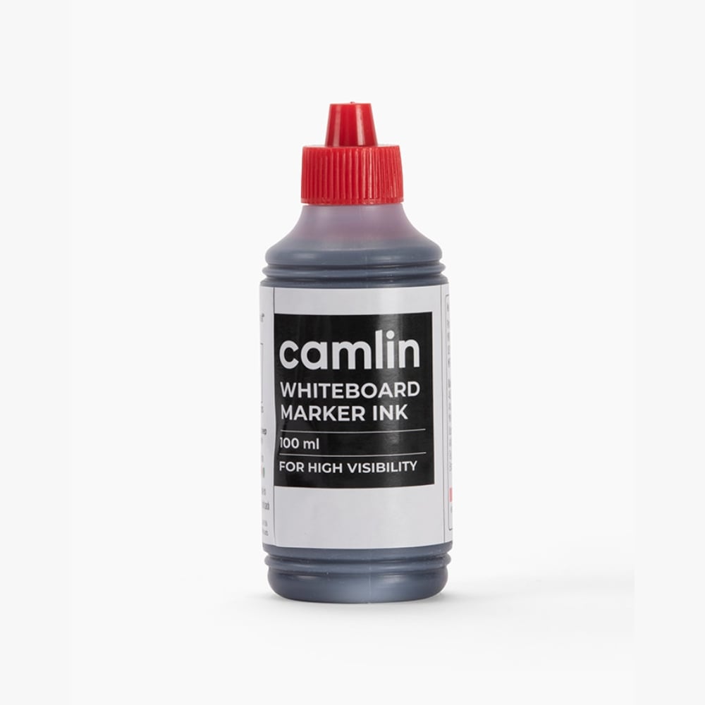 Camlin Whiteboard Marker Ink Red 100ml Ant Mascot