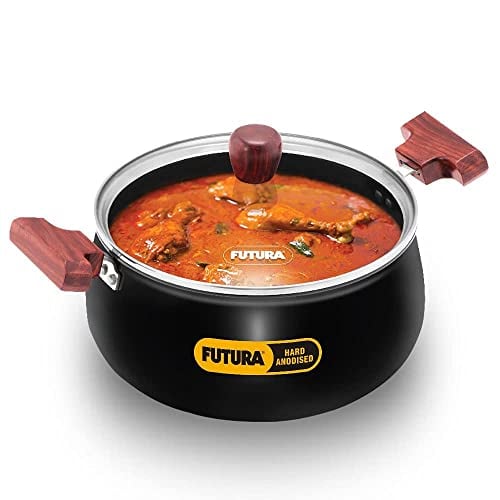 Hawkins ACH40G 4 Ltr Futura Ha Cook-N-Serve Handi With Glass Lid