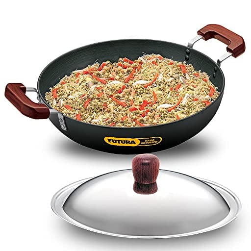 Hawkins AD75S Deep-Fry Pan (Flat Bottom) 7.5 Ltr With SS Lid