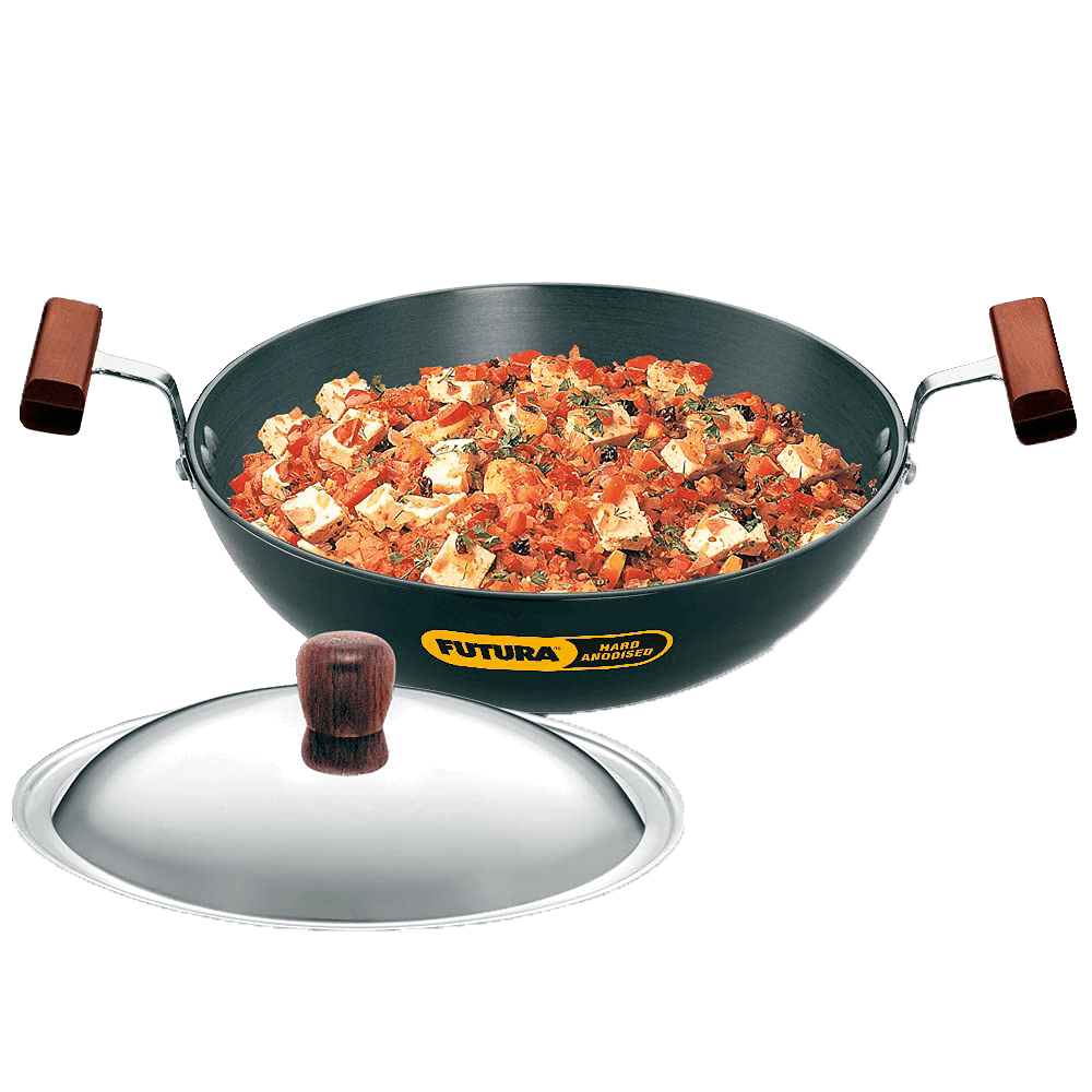 Hawkins AK15S Dp Fry Pan/Kadhai SS Lid