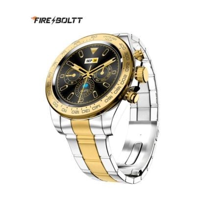 Fire-Boltt Blizzard 1.28" Luxury watch with BT Calling,Stainless Steel Body & Health Suite Smartwatch