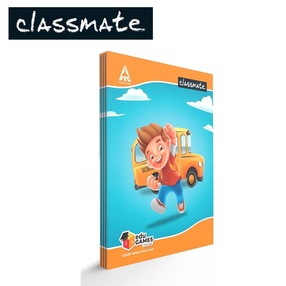 Classmate Soft Bounded Fourline Book 100Pg(255X205mm)