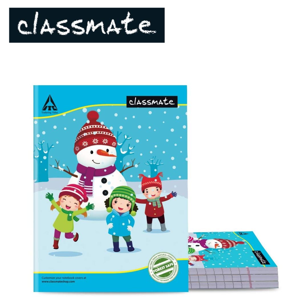 Classmate Hard Bounded Single Line Note Book 108Pg (240X180mm)