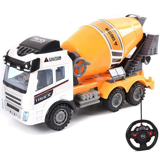 Giant Super Builders Rc Construction Cement Mixer Truck Toy