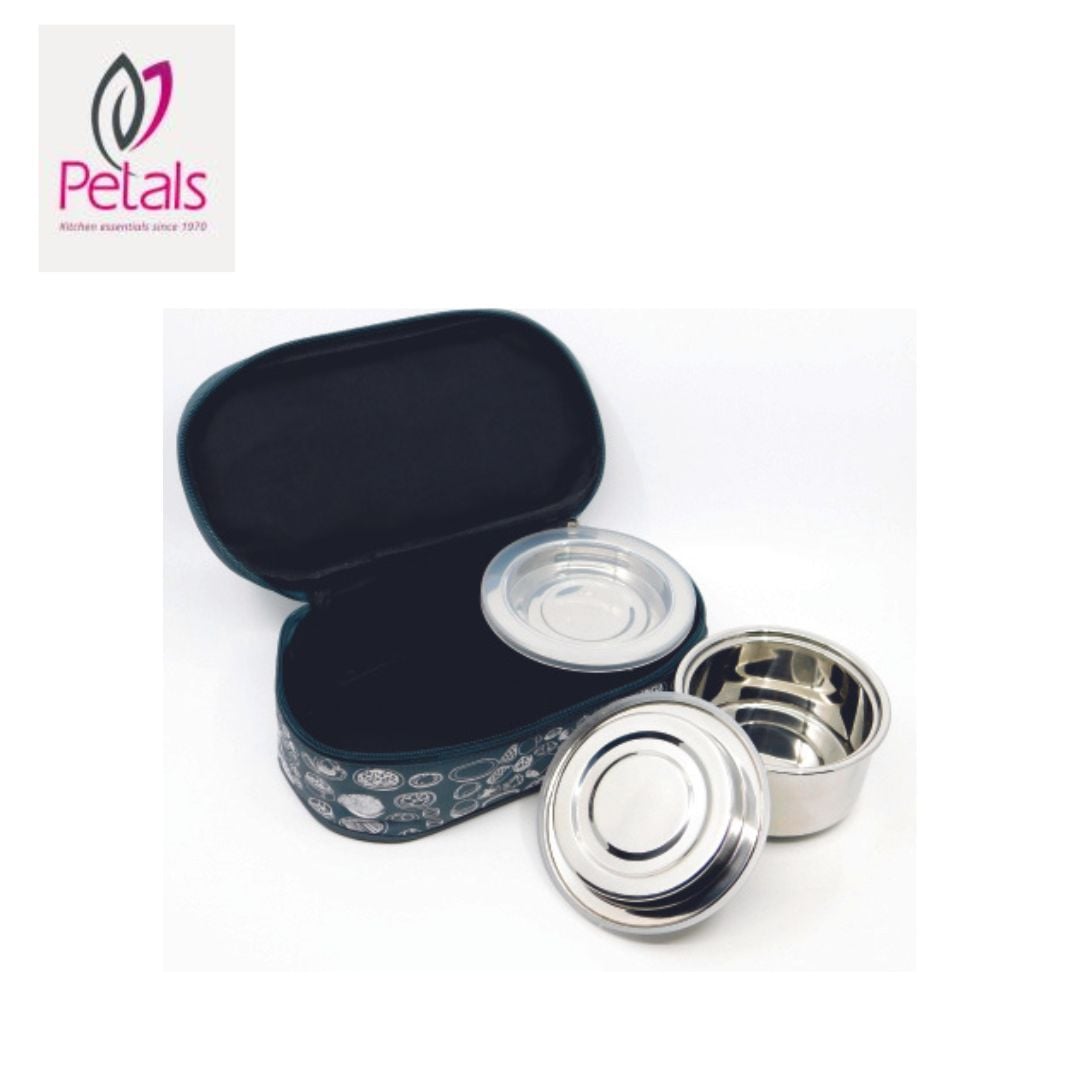 Petals Insulated Lunch Box 2 Containers