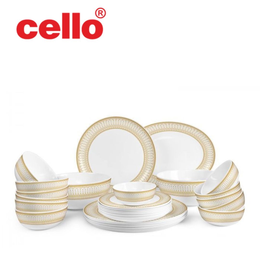 Elevate Your Table: Cello Divine 27 Pcs Dinnerware Set (Emperor)
