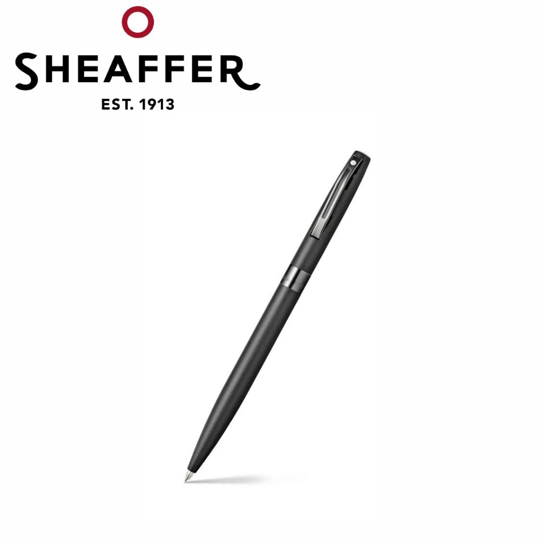 PEN SHEAFFER REMINDER E9017 MATTE BLACK LACQUER WITH POLISHED BLACK PVD TRIM BP