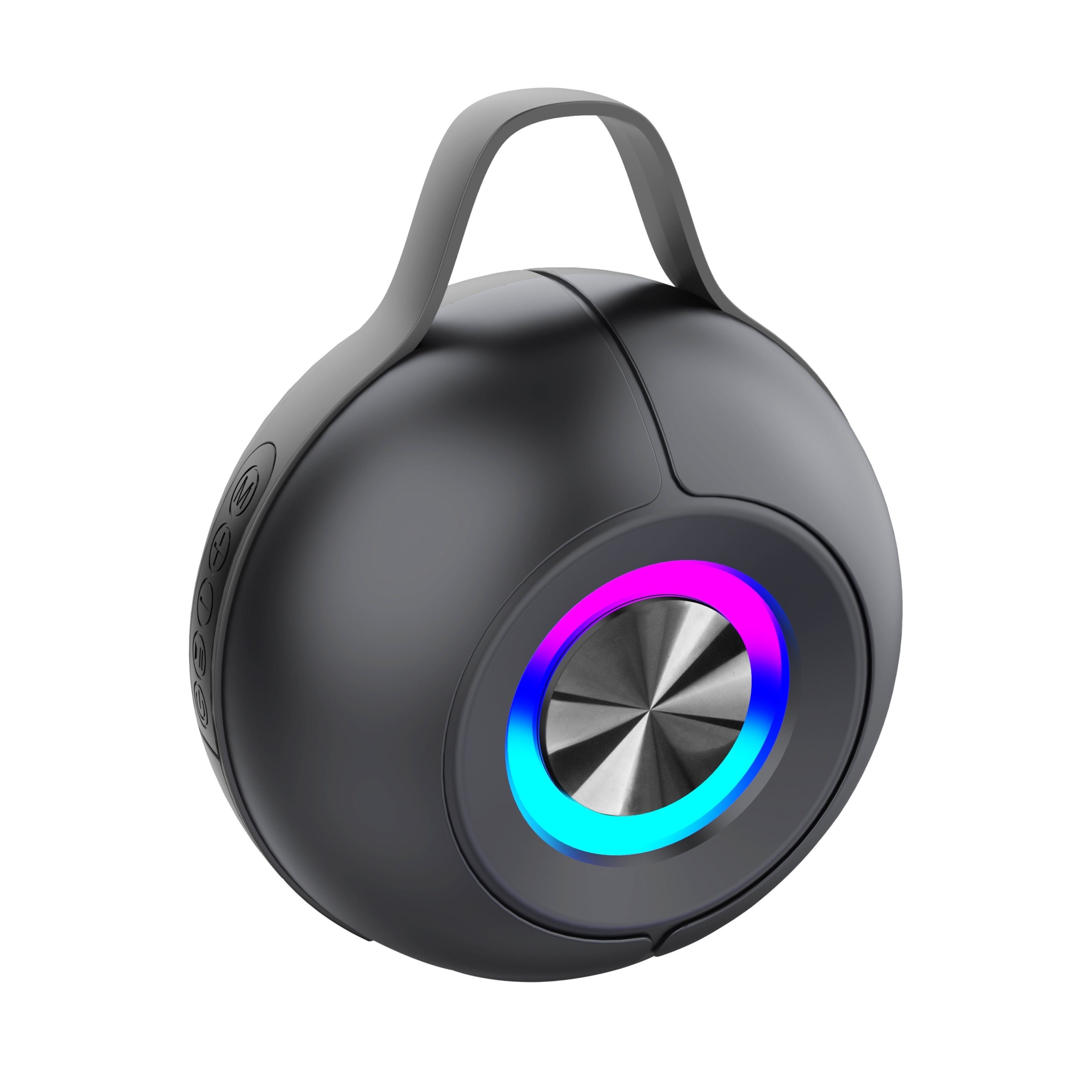 EVM EnLumina Bluetooth Speaker - Bluetooth 5.3-12 Hours Playtime, RGB Lights, Built-in Mic - Music Control Buttons