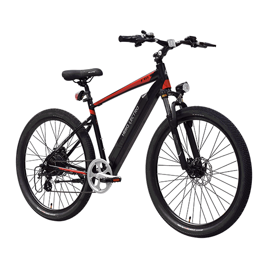 Hero Lectro F6i Electric Cycle (Black)