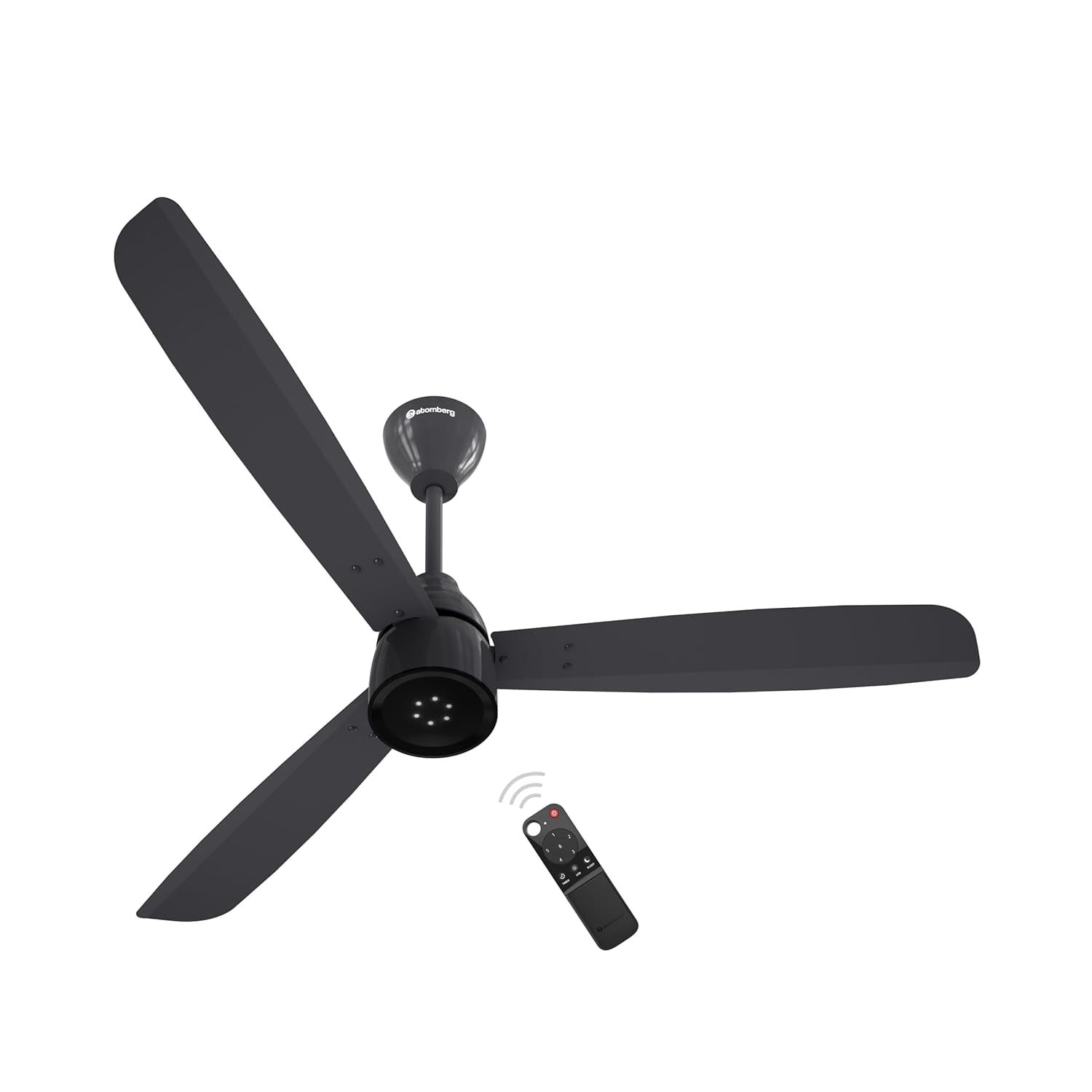 atomberg Renesa Enzel 1200mm BLDC Ceiling Fan with Remote Control (Pebble Grey)