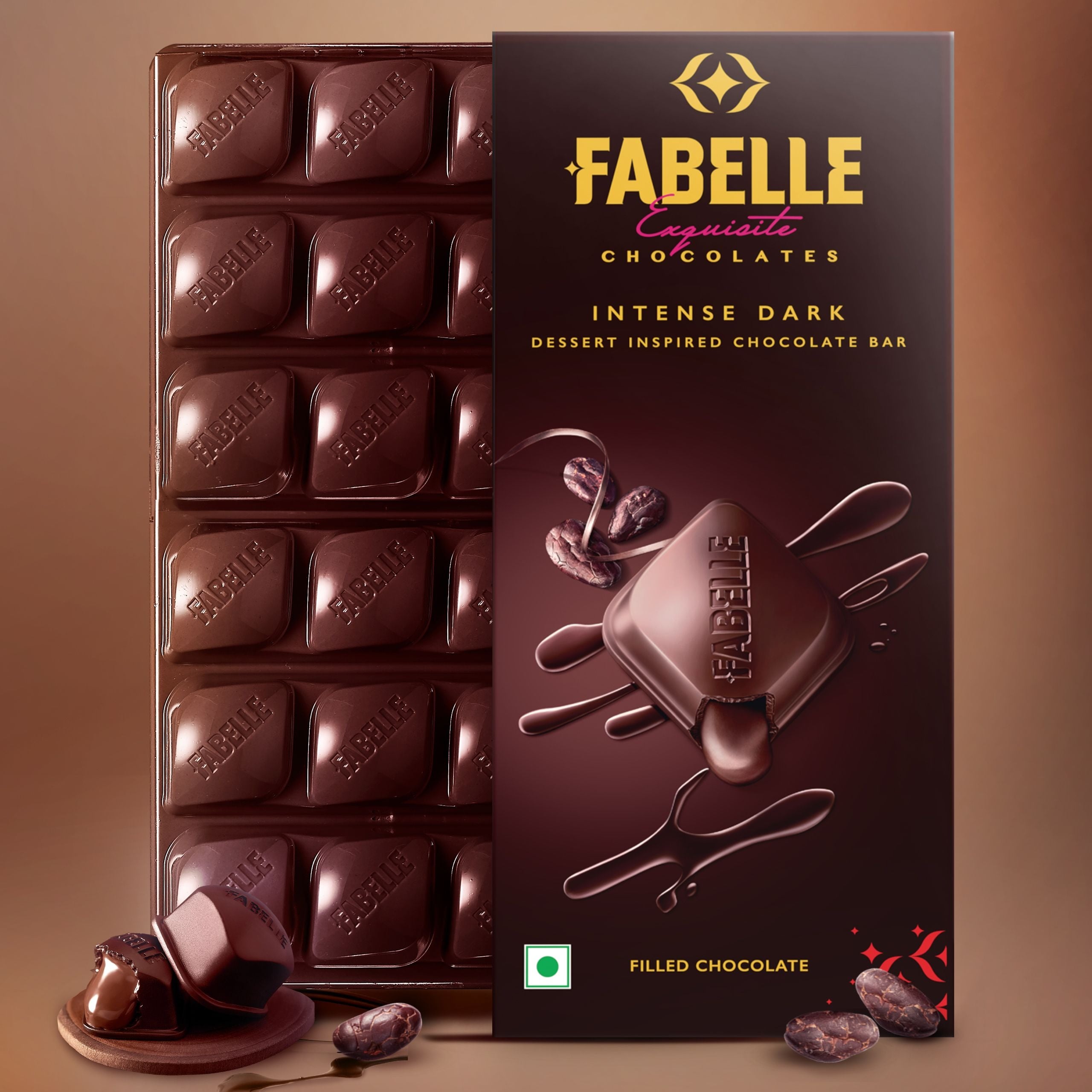 Fabelle Intense Dark Chocolate Bar