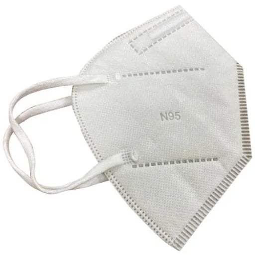 Shamrock N95 Face Mask With Valve - White