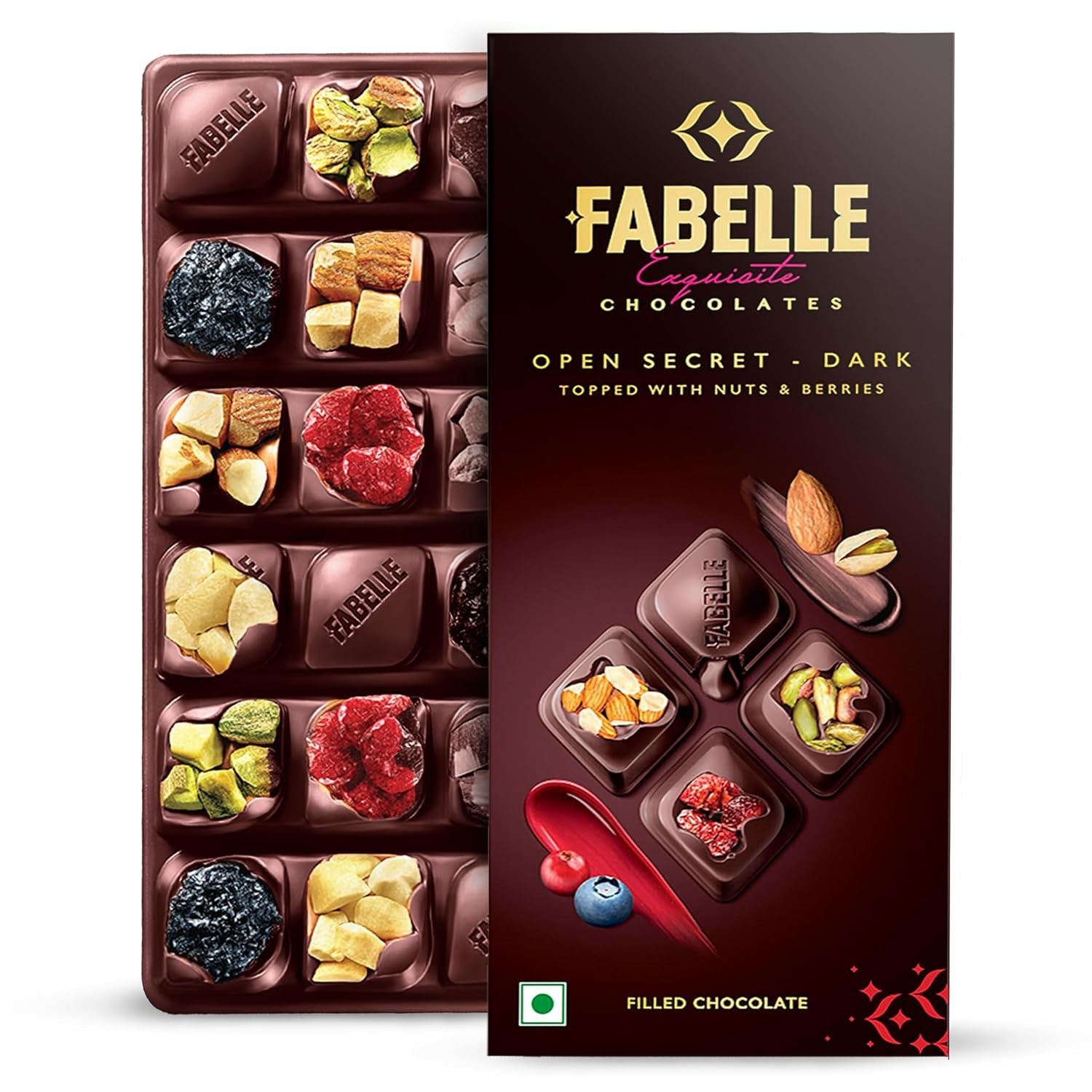 Fabelle Open Secret - Dark Luxury Chocolate Bar