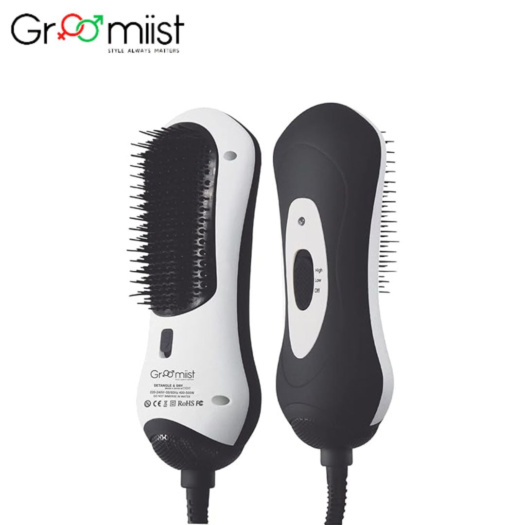 Groomiist GHD-96 500 Watts Dries,Detangles & De-frizzes all in one go Dryer Brush