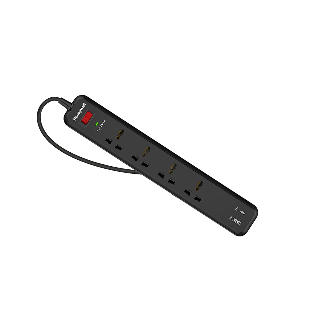 Honeywell 4 out surge protector PD18W with USB