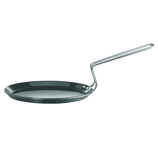 Hawkins Futura 26 cm Hard Anodised Induction Tawa with Stainless Steel Handle
