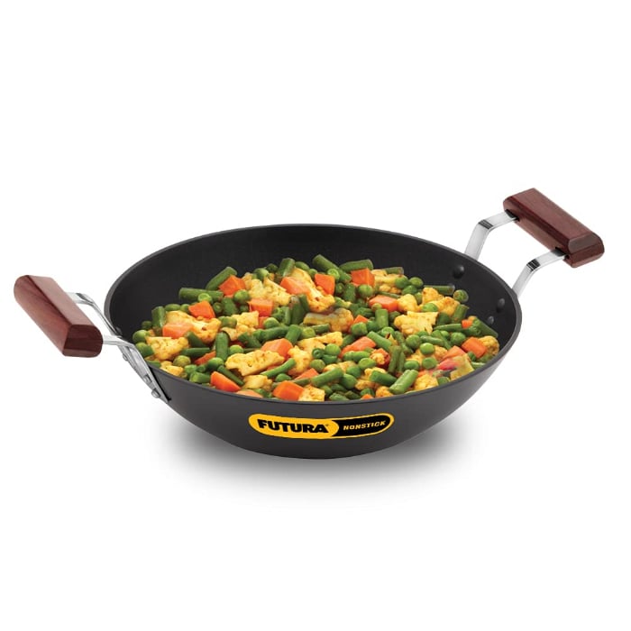 Hawkins Futura 2.5L Non Stick Flat Bottom Induction Kadhai