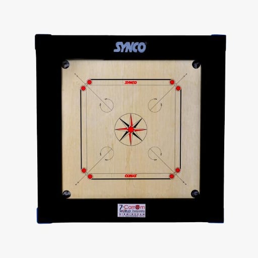 Synco Bull Dog Super Carrom Board 28 Mm