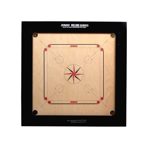 Synco Carrom Board Bull Dog Genius 32Mm