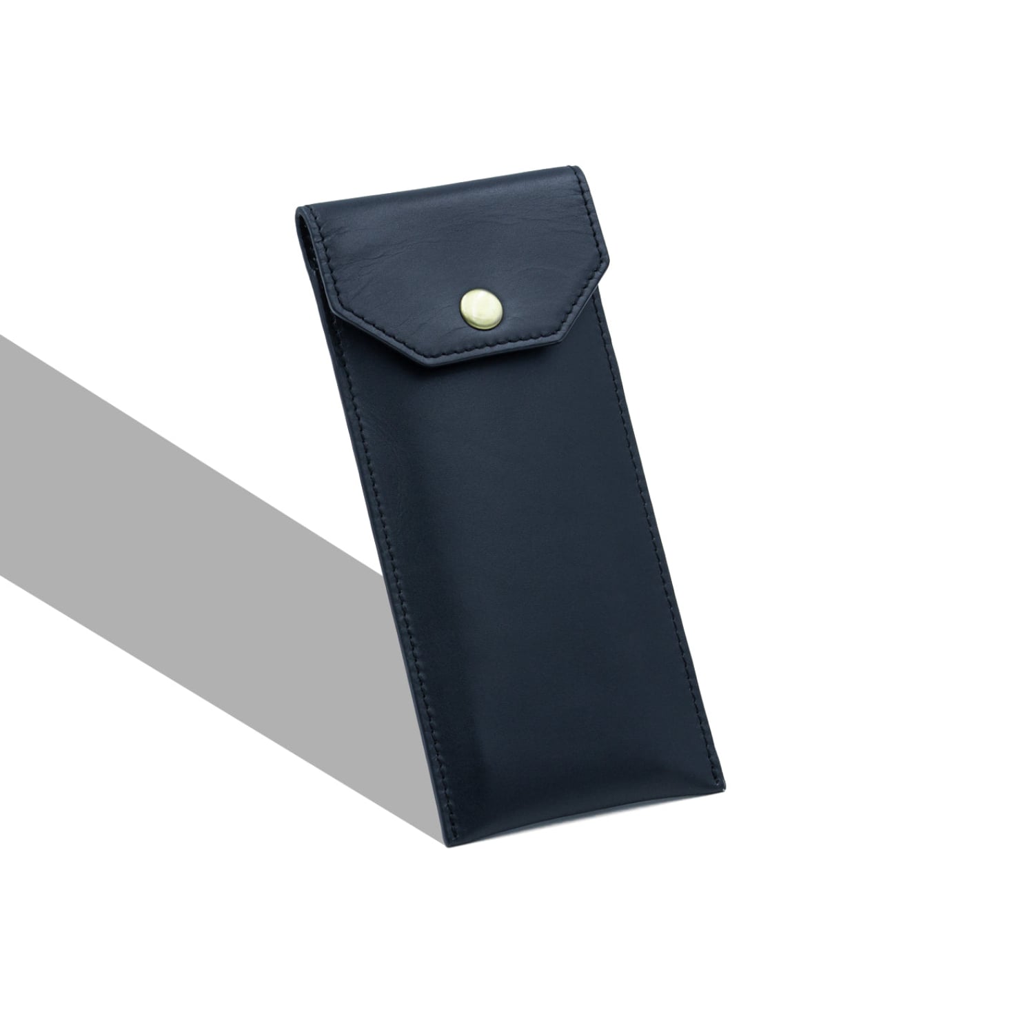 Leather Chef Pencil Pouch Black