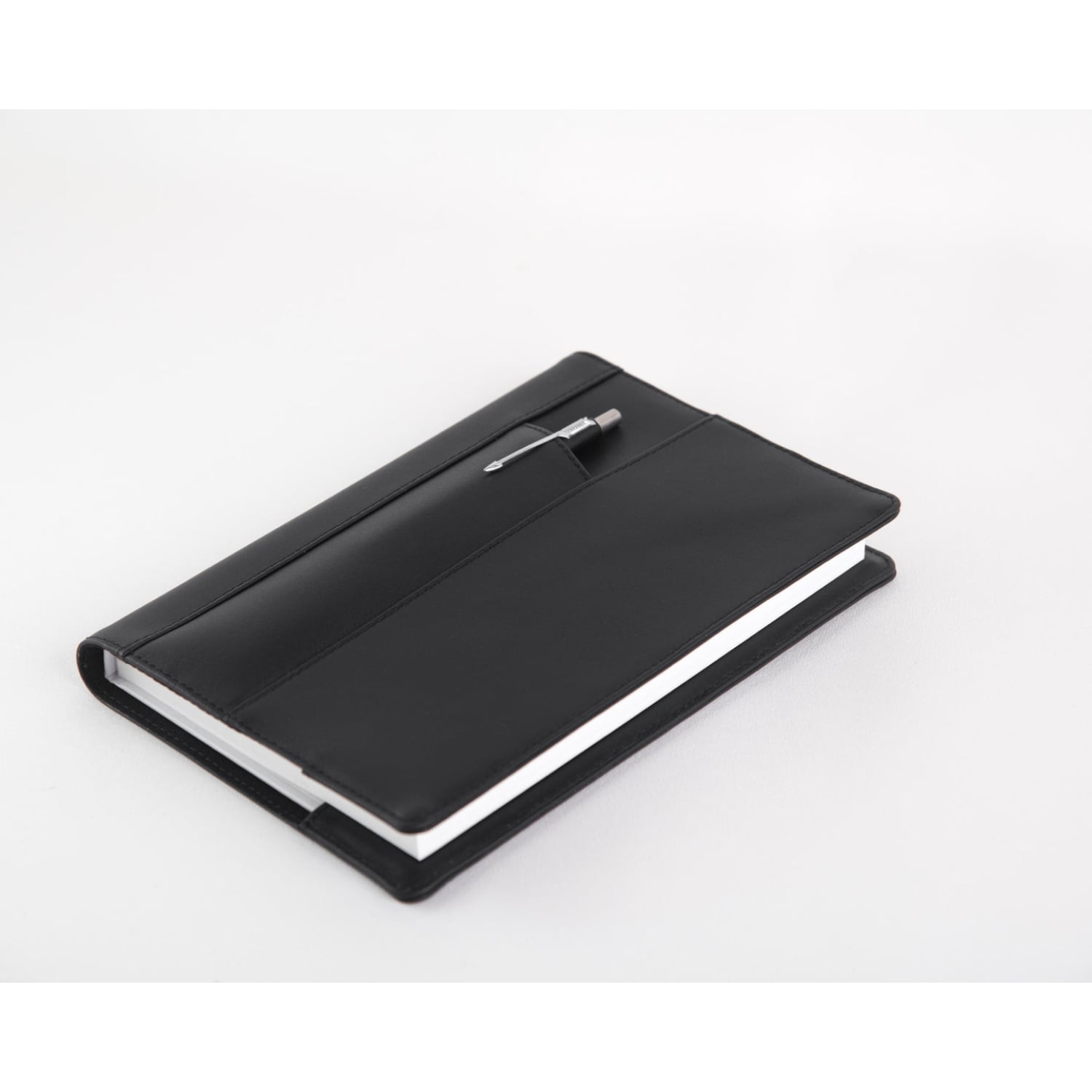 Leather Chef Enfold Leather Diary Black