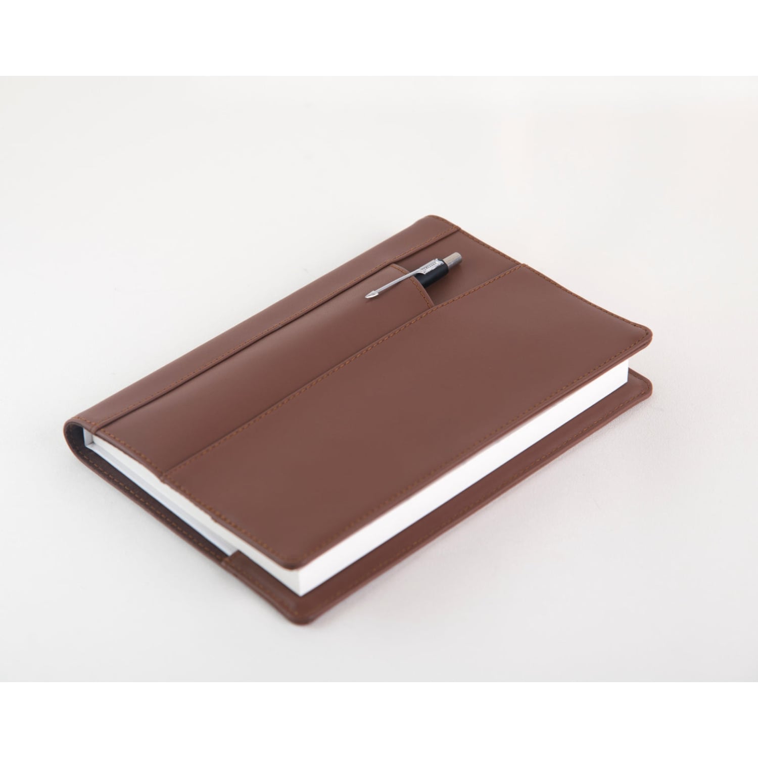 Leather Chef Enfold Leather Diary Tan