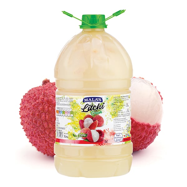 Mala's Litchi Crush 5 LTR Pet Bottle
