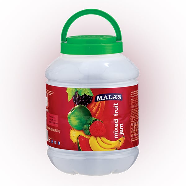 Mala's Mixed Fruit Jam 4kg Pet Jar