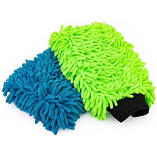 Auto Hub Microfiber Cleaning Gloves