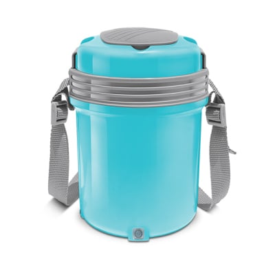 Milton Electron Plastic 3 Container Tiffin Box