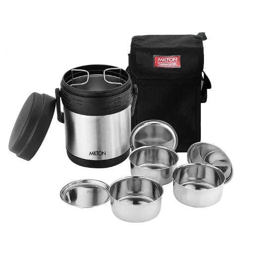 Milton Thermosteel Hot Meal 3 Container Lunch Box