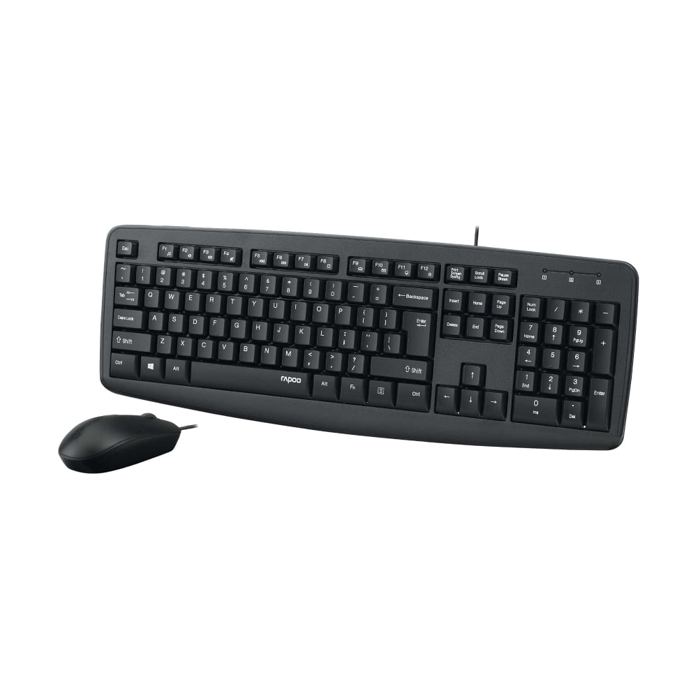 Rapoo Wired Optical Mouse & Keyboard Combo