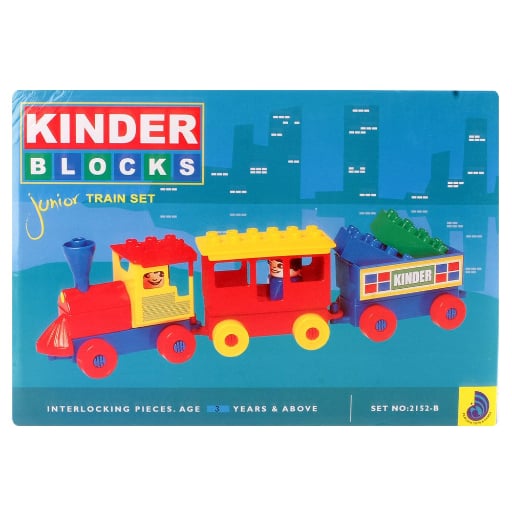 Peacock PC2152-B Peacock Kinder Blocks Junior Train Set