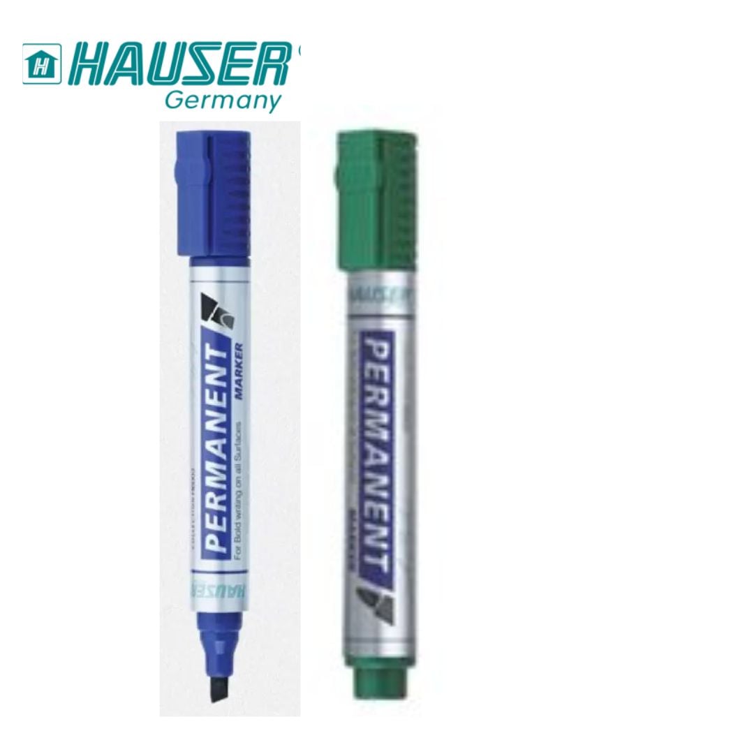 Hauser PERMANENT MARKER Pack Of 10(Blue,Gree, Red,Black)