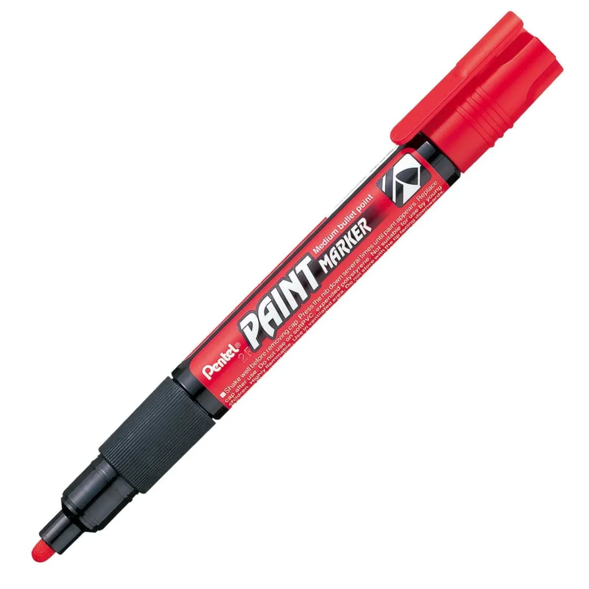 Pentel Paint Marker Medium Bullet Point Red MMP20