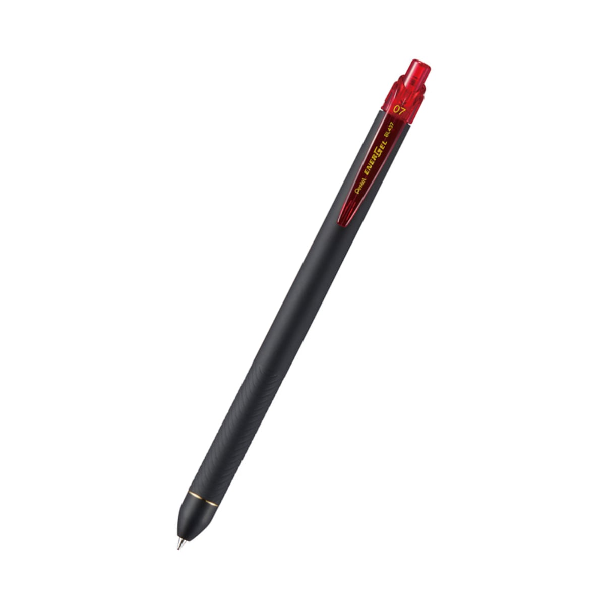 PENTEL ENERGEL CLICK 1PC BOX RED INK PEN B BL437R1