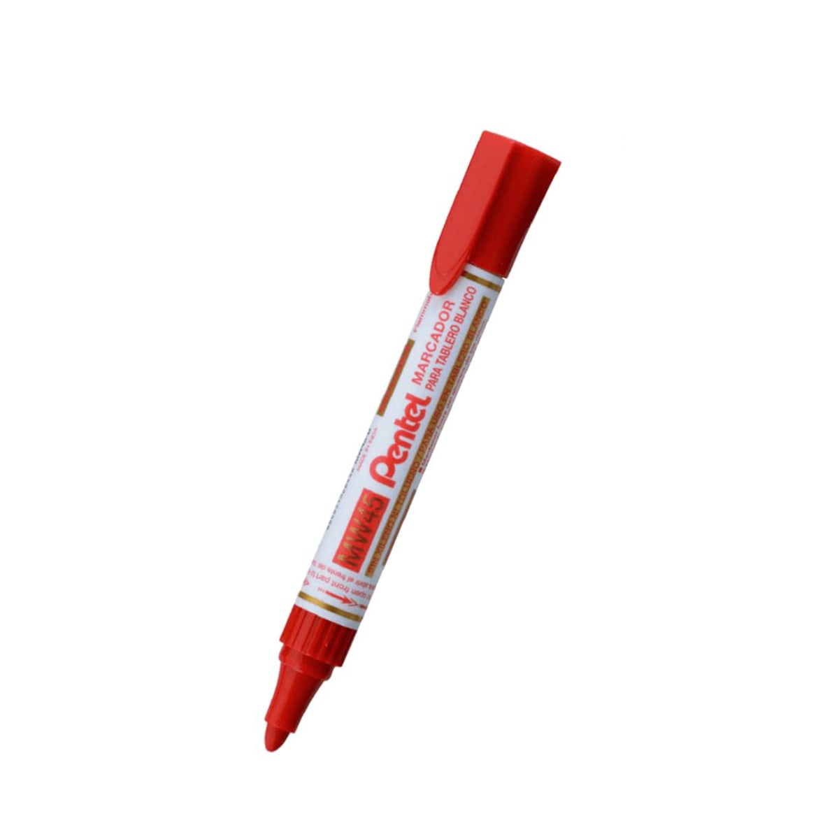 Pentel MW45 White Board Marker 10pc Box Red