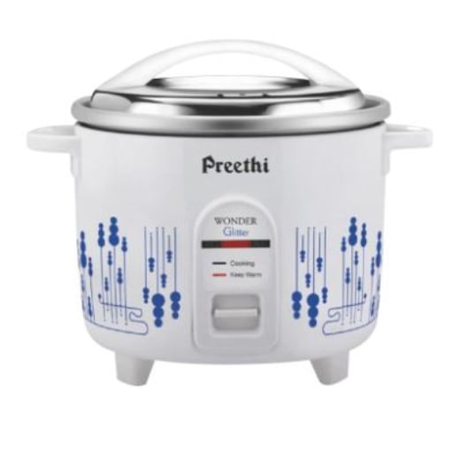 Preethi Glitter 1.8 Litre Electric Rice Cooker (Single Pan)