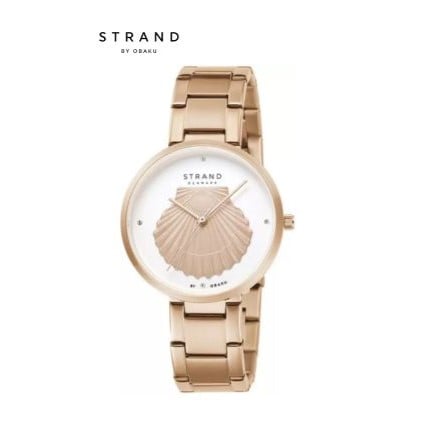 Strand By Obaku Analog Rose Gold Dial Women's Watch