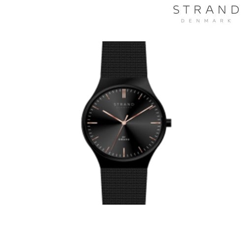 Strand by Obaku Mason Lille Charcoal Women's Watch - S717LXBBMB