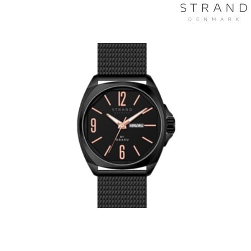 Strand by Obaku Douglas Charcoal Men's Watch - S722GDBBMB