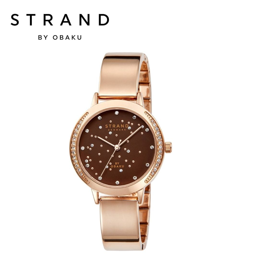 Strand By Obaku Galaxy Coffee Women Watch- S732LHVNSV