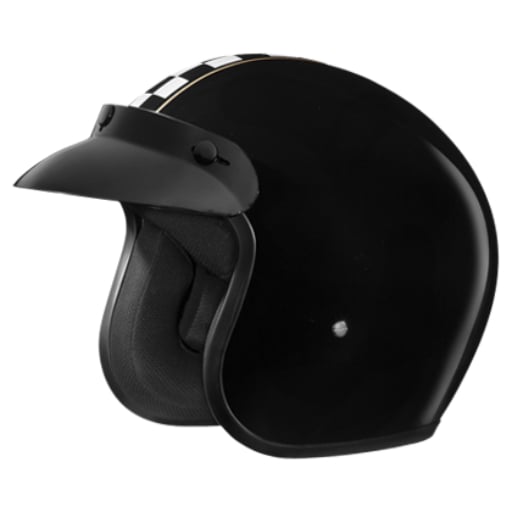 Studds Jet Star D2 Classic Cafe Racer 580 Mm Helmet