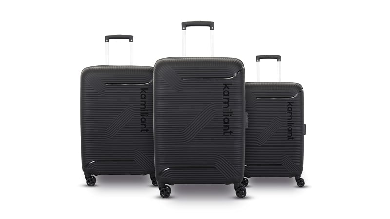 Kamiliant Nexus DW 3-Piece Luggage Set � Black (55/67/77 cm)