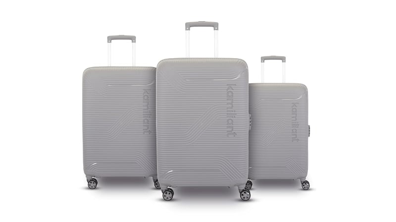 Kamiliant Nexus DW 3-Piece Luggage Set � Light Grey (55/67/77 cm)