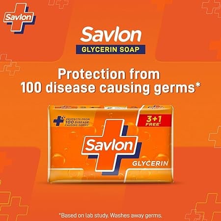 Savlon Savlon Glycerin Soap 75gx3+1