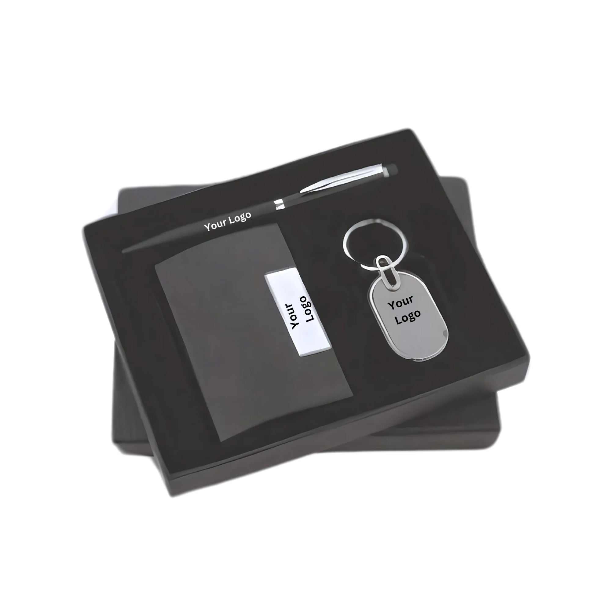 Comprehensive Pen, Keychain, Cardholder Set