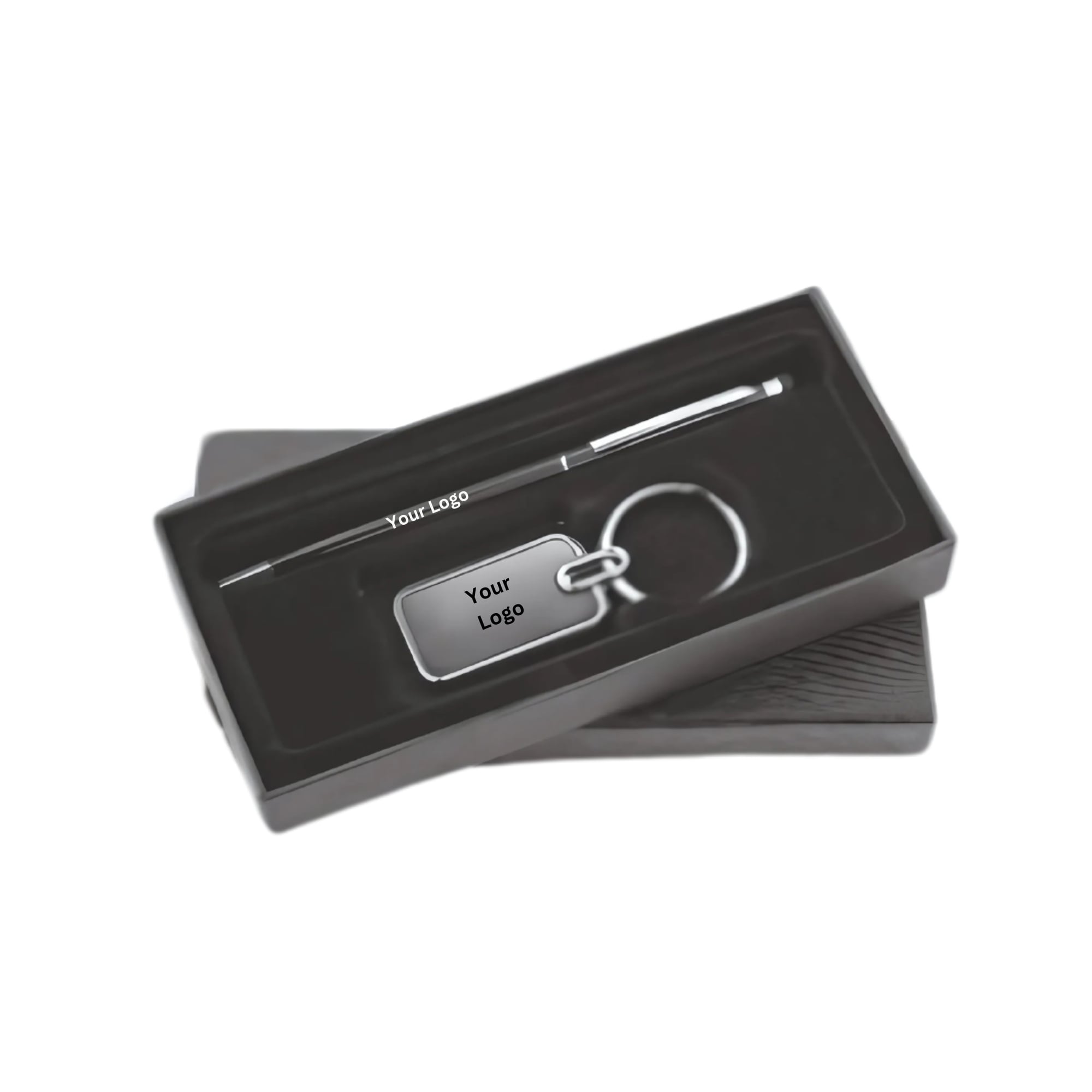 Sleek Pen & Keychain Set