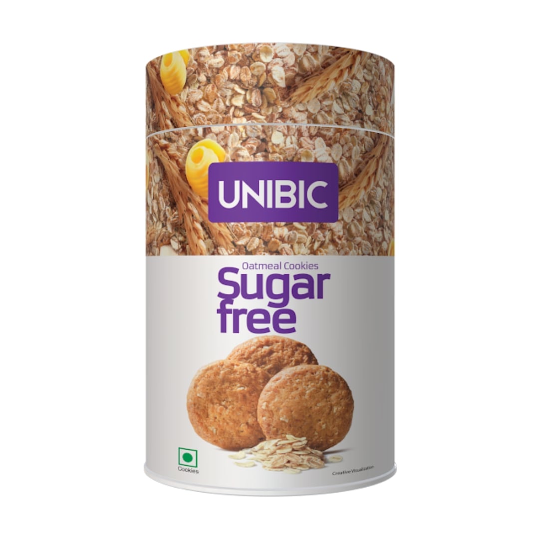 Unibic Oatmeal Sugar-Free Cookies | Healthy Sugar-Free Oatmeal Treat 210 Grams